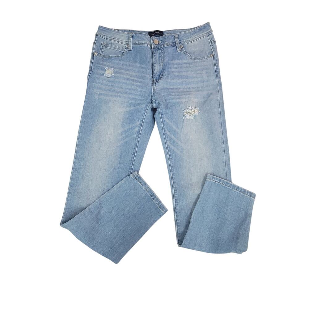 Morph Pillow Womens SKinny Jeans Size 11 Light Blue Stretch Denim